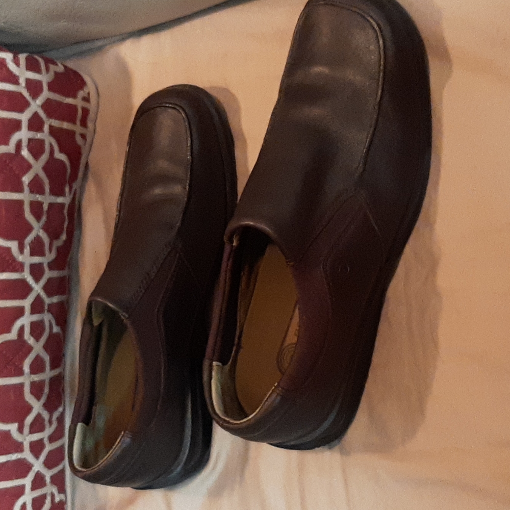 Rockport Kinetic Air Circulator Brown Leather Loafers Men's 8m View 3